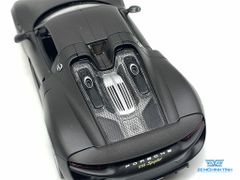 Xe Mô Hình Porsche 918 Spyder 1:24 Welly ( Đen Nhám )