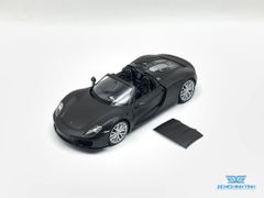 Xe Mô Hình Porsche 918 Spyder 1:24 Welly ( Đen Nhám )