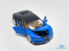 Xe Mô Hình Bugatti Chiron 1:24 Welly ( Xanh )