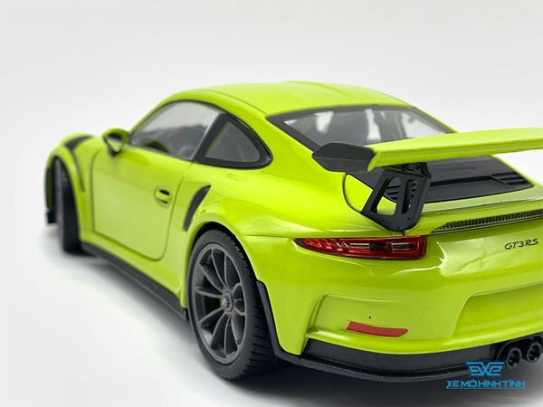 Xe Mô Hình Porsche 911 GT3 RS 2016 1:24 Welly ( Xanh Chuối )