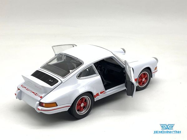 Xe Mô Hình Porsche 911 Carrera RS 2.7 1:24 Welly ( Trắng )