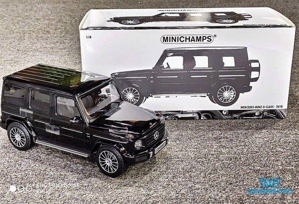 Xe Mô Hình Mercedes-Benz G-Class 2018 Limited Edition 500 pcs 1:18 Minichamps ( Đen )