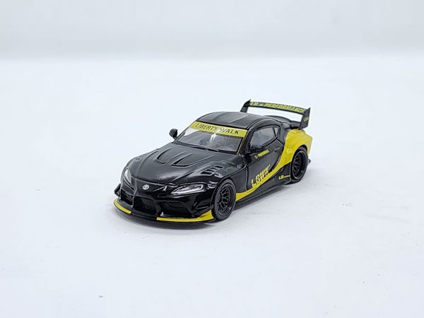 Xe Mô Hình Toyota GR Supra LB WORKS Matte Black LHD 1:64 Minigt ( Đen )