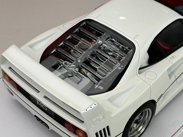 Xe Mô Hình Ferrari F40 1:18 GL Model ( Trắng )