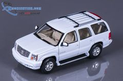 XE MÔ HÌNH CADILLAC ESCALADE 2002 1:24 WELLY (TRẮNG)