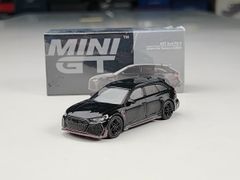 Xe Mô Hình ABT Audi RS 6 1:64 MiNiGT ( Đen )