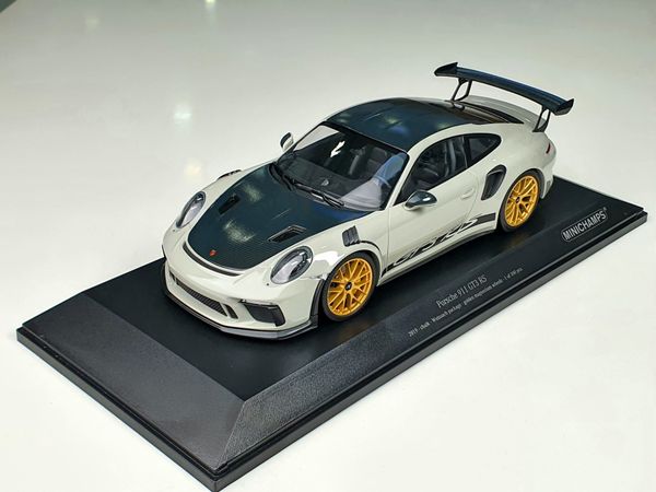 Xe Mô Hình Porsche 911 (911.2) GT3 RS 2018 1:18 Minichamps (Xám )