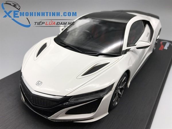 XE MÔ HÌNH HONDA NSX 1:18 TOPSPEED (TRẮNG)