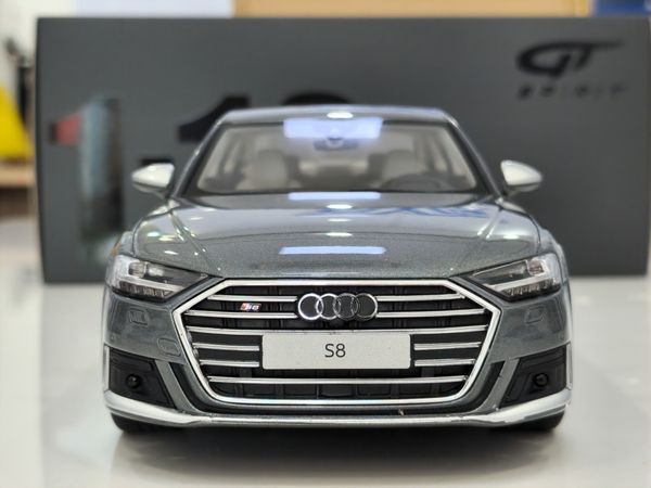 Xe Mô Hình Audi S8 Grey 1:18 GTSpirit ( Xám )