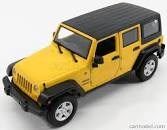 XE MÔ HÌNH JEEP WRANGLER UNLIMITED 2015 1:24 MAISTO (VÀNG)