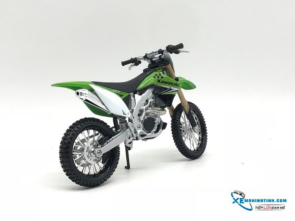 Xe Mô Hình Kawasaki KX 450F 1:12 Maisto ( Xanh Lá )