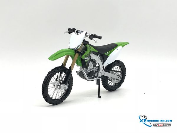 Xe Mô Hình Kawasaki KX 450F 1:12 Maisto ( Xanh Lá )