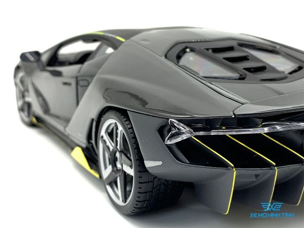 Xe Mô Hình Lamborghini Centenario 1:18 Maisto ( Xám Viền Vàng )