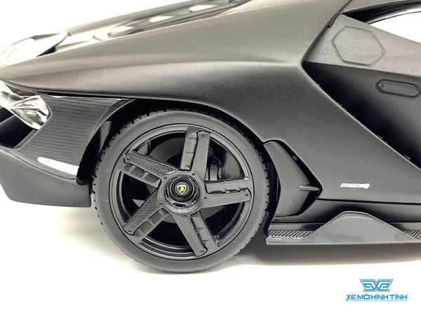 Xe Mô Hình Lamborghini Centenario 1:18 Maisto ( Đen Nhám Viền Đỏ )