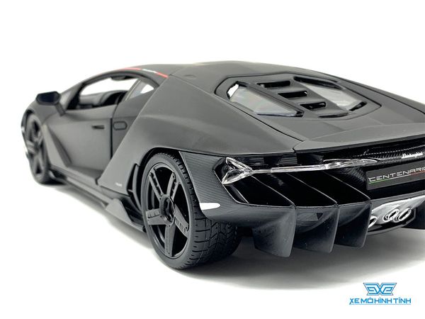 Xe Mô Hình Lamborghini Centenario 1:18 Maisto ( Đen Nhám Viền Đỏ )