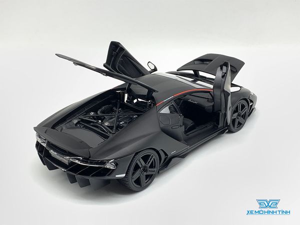 Xe Mô Hình Lamborghini Centenario 1:18 Maisto ( Đen Nhám Viền Đỏ )