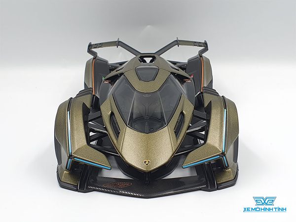 Xe Mô Hình Lambo V12 Vision Gran Turismo 1:18 Maisto ( Xanh Rêu Nhám )