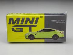 Xe Mô Hình BMW M4 Competition (G82) San Paulo Yellow LHD 1:64 MiNiGT ( Xanh Dạ Quang )