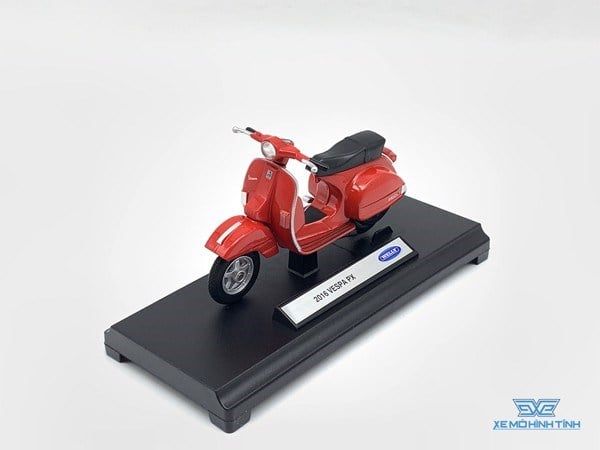 Xe Mô Hình VESPA 2016 PX 1:18 Welly ( Đỏ )