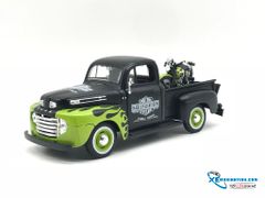 Xe Mô Hình Harley Davidson Ford F1 Pick-Up 1948 1:24 Maisto ( Xanh lá Đen )