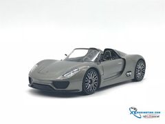 24031G MH WELLY FX PORSCHE 918 SPYDER 1:24 (XÁM MUI CỨNG )