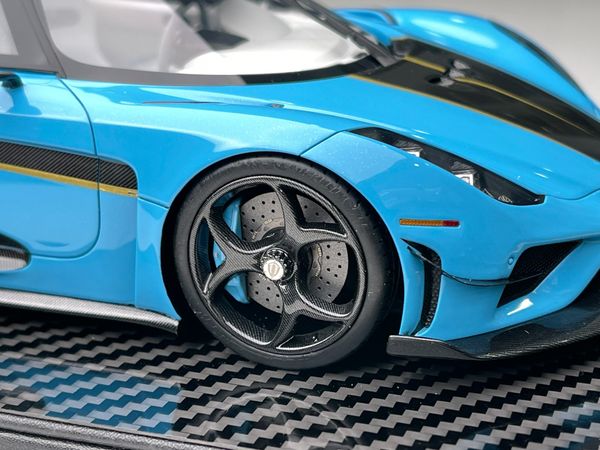 Xe Mô Hình Koenigsegg Regera 1:18 FrontiArt ( Xanh Dương )