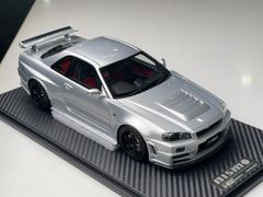 Xe Mô Hình Nissan Skyline R34 Z-Tune 1:18 One Model ( Bạc )