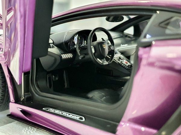 Xe Mô Hình Liberty Walk LB-Works Lamborghini Aventador Limited Edition (Viola SE30) 1:18 Autoart ( Tím )