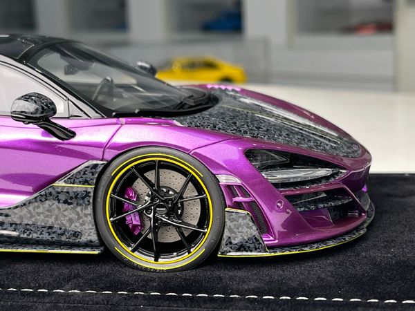 Xe Mô Hình McLaren 720S 1:18 Mansory limited 99psc ( Purple ) ( 81 - 84 )