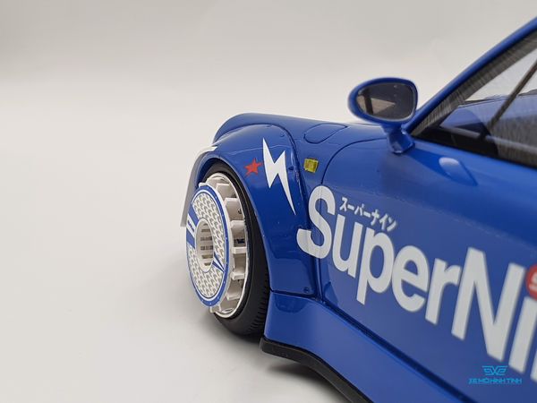 Xe Mô Hình Porsche RWB #9 Hong Kong 2019 1:18 GTSpirit ( Xanh )