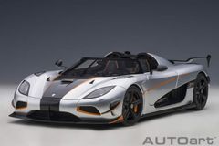 Xe Mô Hình Koenigsegg Agera RS 1:18 Autoart ( Moon Silver / Carbon with Orange )