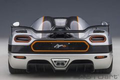 Xe Mô Hình Koenigsegg Agera RS 1:18 Autoart ( Moon Silver / Carbon with Orange )