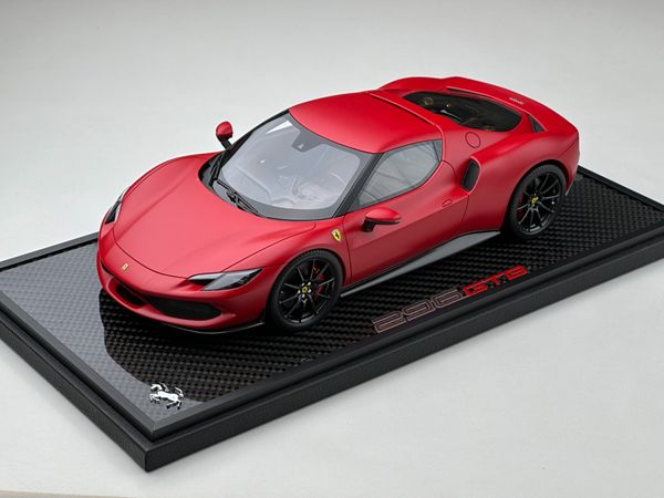 Xe Mô Hình Ferrari 296 GTB Rosso Corsa 322 1:18 BBR Models ( Đỏ )