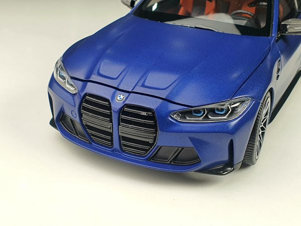 Xe Mô Hình BMW M4 - 2020 1:18 MiniChamps (Blue Metallic)