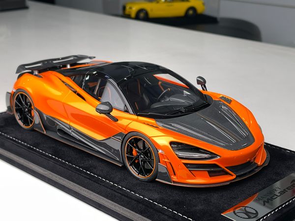 Xe Mô Hình McLaren 720S 1:18 Mansory limited 99psc ( Orange ) ( 91 )