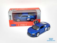 Xe Mô Hình Audi R8 V10 2016 1:36 Welly ( Xanh )