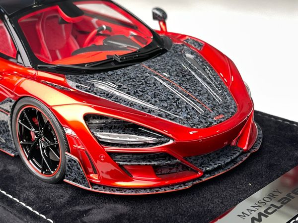 Xe Mô Hình McLaren 720S 1:18 Mansory limited 99psc ( Candy Red ) ( 97 )