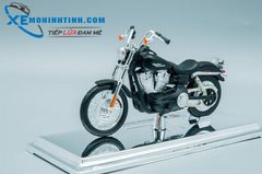 XE MÔ HÌNH HARLEY DAVIDSON 2006 Dyna Street Bob 1:18 MAISTO (ĐEN)