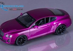 XE MÔ HÌNH BENTLEY CONTINENTAL 1:24 WELLY (TÍM)