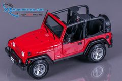 XE MÔ HÌNH JEEP WRANGLER RUBICON 1:18 MAISTO (ĐỎ)