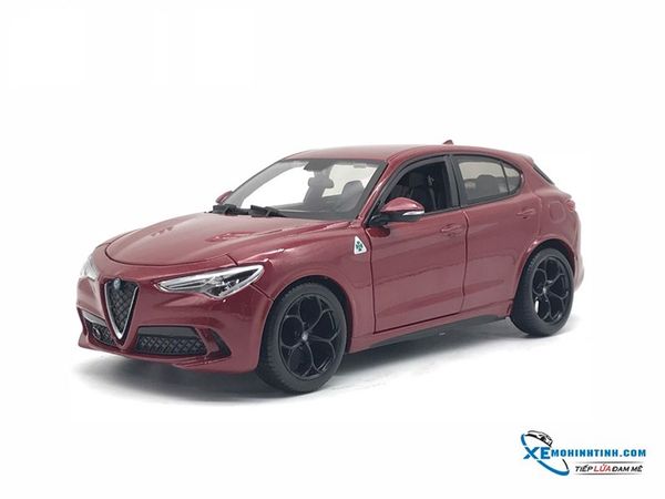 Xe Mô Hình Alfa Romeo Stelvio 1:24 Bburago ( Đỏ Đô )