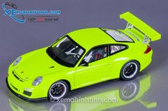 XE MÔ HÌNH PORSCHE 911 GT3 CUP 1:18 WELLY (XANH LÁ)