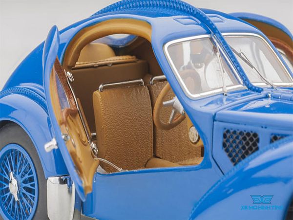 Xe Mô Hình Bugatti 57SC Atlantic 1938 1:43 AUTOart ( Xanh )