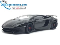 MH LAMBORGHINI AVENTADOR LP750-4 SV 1:18 (NERO ALDEBARAN:GLOSS BLACK)