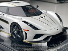 Xe Mô Hình Koenigsegg Regera 1:18 FrontiArt ( Trắng Viên Vàng ) ( 45- 46 - 47 )