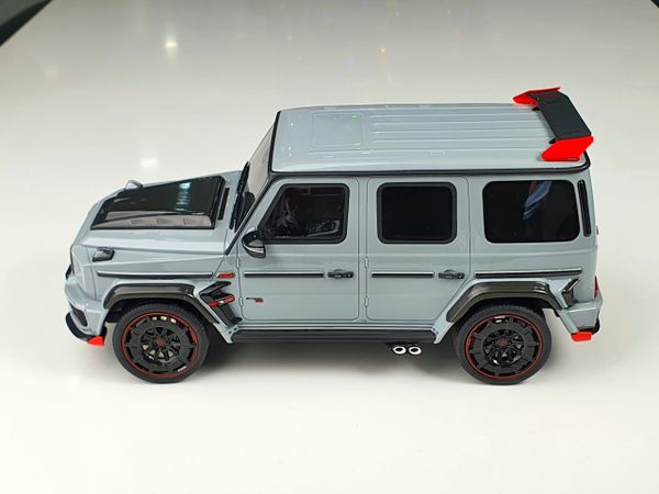 Xe Mô Hình Mercedes-Benz G63 Brabus G900 Rocket Grey 1:18 GTSpirit ( Xám )