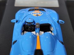 Xe Mô Hình McLaren ELVA 1:64 LCD ( Xanh Gulf )