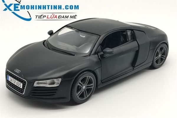 XE MÔ HÌNH AUDI R8 1:24 MAISTO (ĐEN)