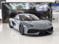 Xe Mô Hình Koenigsegg Gemera Gray 1:18 GTSpirit ( Xám )