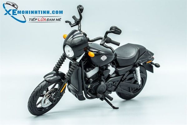 XE MÔ HÌNH HARLEY DAVIDSON 2015 STREET 750 1:12 MAISTO (ĐEN)